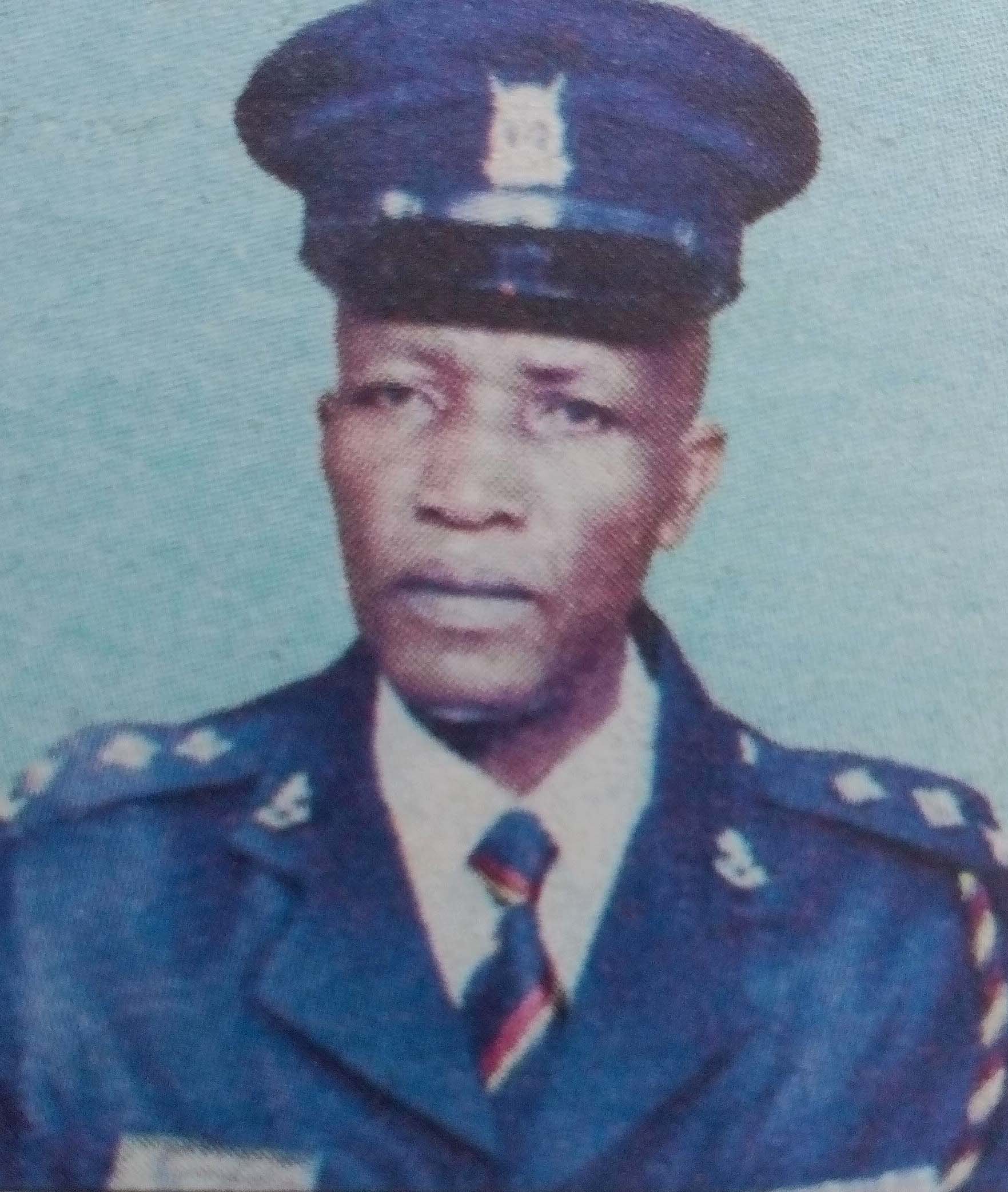 Obituary Image of Chief Inspector Julius Gitahi Maina