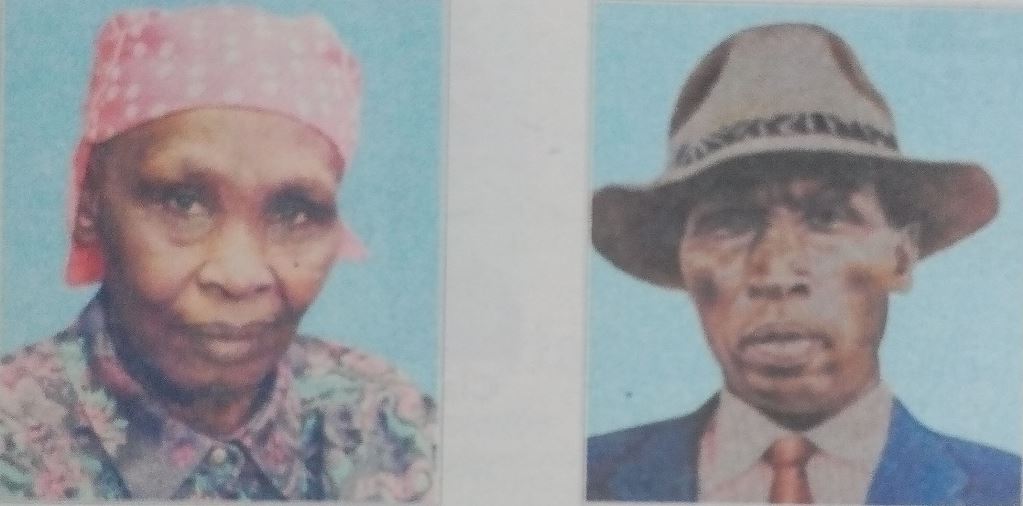 Obituary Image of Dada Katika Bwana Fross Wanjiru Wainaina and Elder Mwalimu Hosea Wainaina