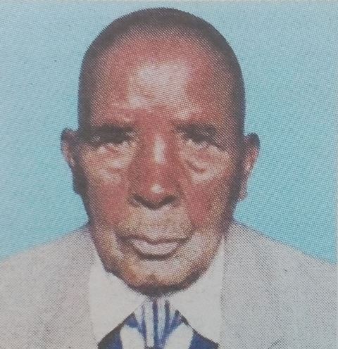 Obituary Image of James King'oto Nzyuko