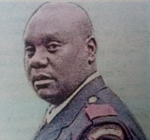 Obituary Image of PC James Mokua Obegi