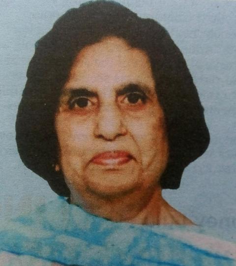 Obituary Image of Veena Tajdin Walli Jiwa