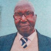 Obituary Image of Mwalimu Justus Mathiu M'Ikiara