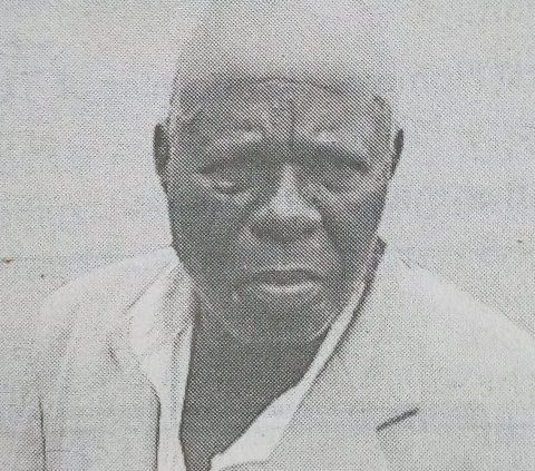 Obituary Image of Mzee Joseph Arita Omanwa