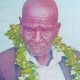 Obituary Image of Mzee Nahashon Gisore Migosi