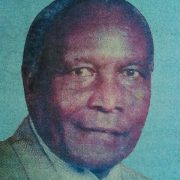 Obituary Image of Lay Canon John Mwangi Muthama