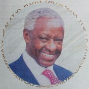 Obituary Image of JOSEPH KAMAU TORO