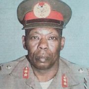Obituary Image of Major General Gerald Kinyua Muchemi