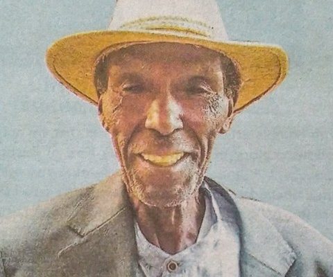 Obituary Image of James Mburu Gachobe alias Baba Gachobe