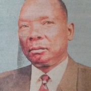 Obituary Image of Moses Arap Bii