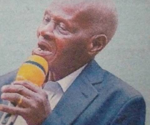 Obituary Image of Evangelist Francis Ngaii Kibira