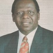 Obituary Image of The Late Vice President Hon. Michael Wamalwa Kijana