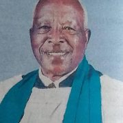 Obituary Image of Lay Canon Evanson Mwangi (Kinyeru) Waithaka