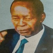 Obituary Image of Eng. Joseph Blasio Mulongo Barasa