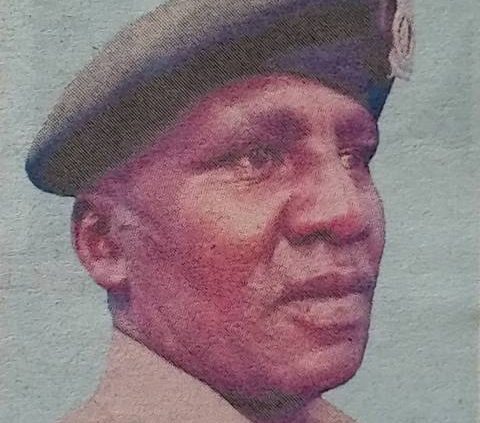 Obituary Image of S/SGT Stephen Mwangi Kariri