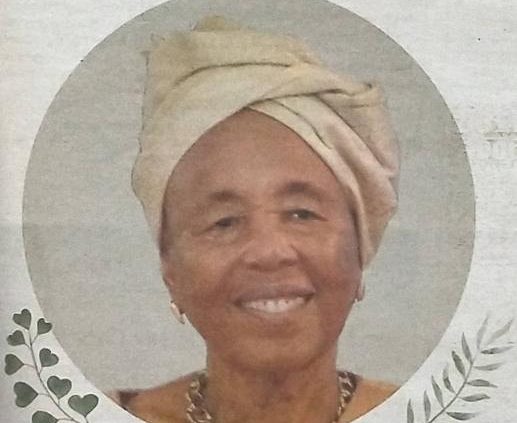 Obituary Image of Mary Wambui Githuku aka “Mrs Gee”, “Cucu”, “Maitu”