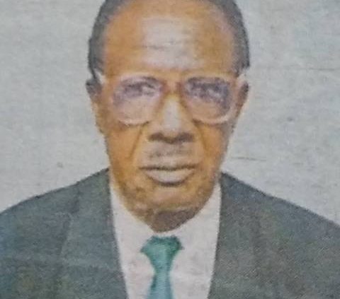 Obituary Image of Retired Chief inspector of Police Eliud M' Ikunyua M' Ngaruthi