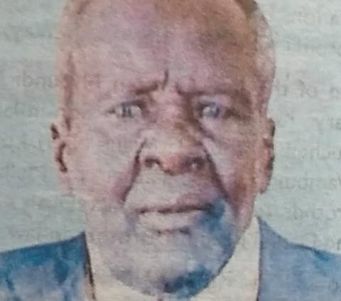 Obituary Image of Mzee John Kibiy Kiptogooch (Mzee Pembe)