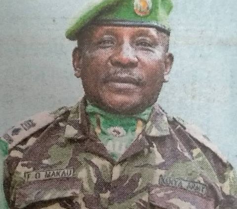 Obituary Image of Lt Col (Fr) George Makau Kiuvu (HSC)