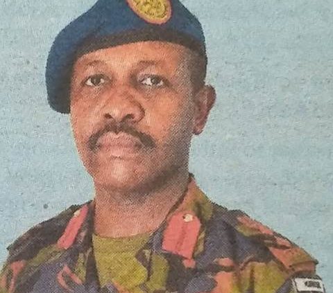 Obituary Image of Colonel Flavian Mwangi Waweru