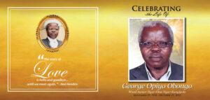 Obituary Image of George Opiyo Obongo