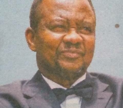 Obituary Image of Major (Rtd) Kahugu Karebe