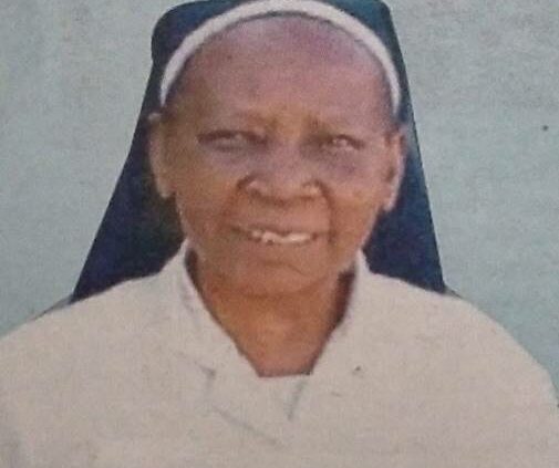 Obituary Image of Sr Jeniffer Nzilani Nzembi Kiuvu