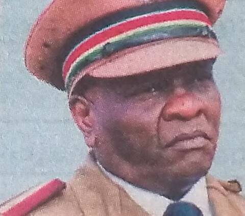 Obituary Image of Senior Chief Daniel Mugo Kagwi