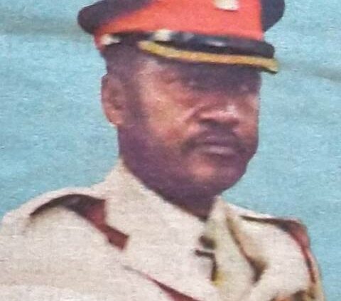 Obituary Image of WO 1 (Rtd) Simon Mwanzia Kyongi